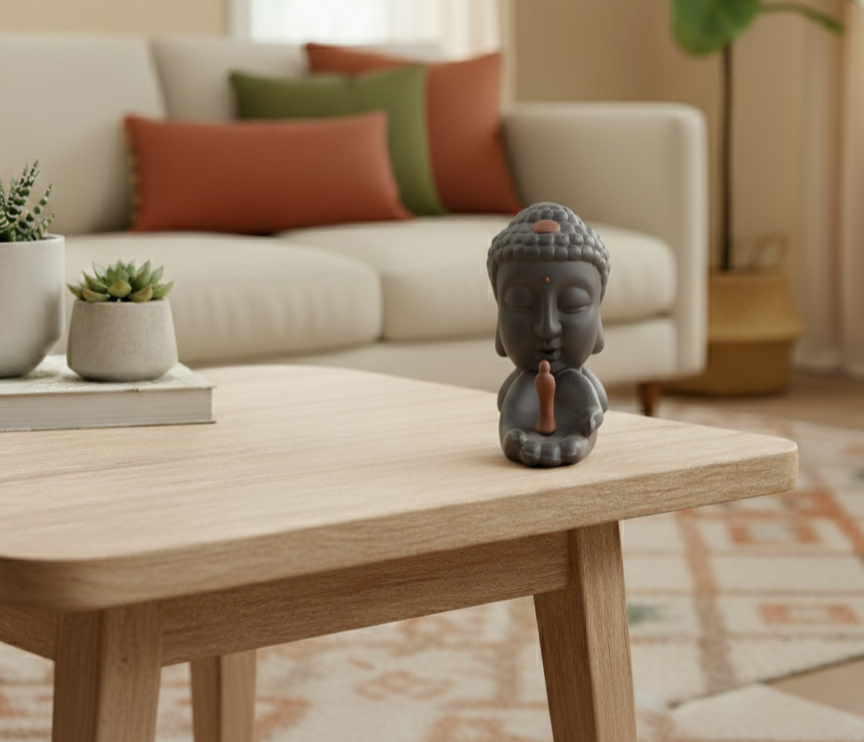 Encensoir à reflux BOUDDHA + 50 CÔNES OFFERTS