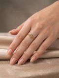 Bague Astro Vierge en Acier Inoxydable